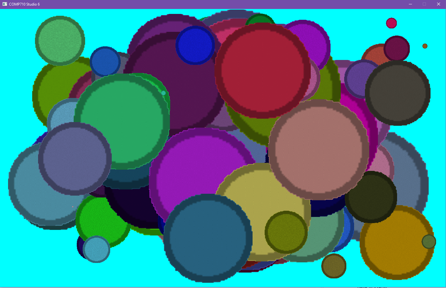 Showing moving balls image